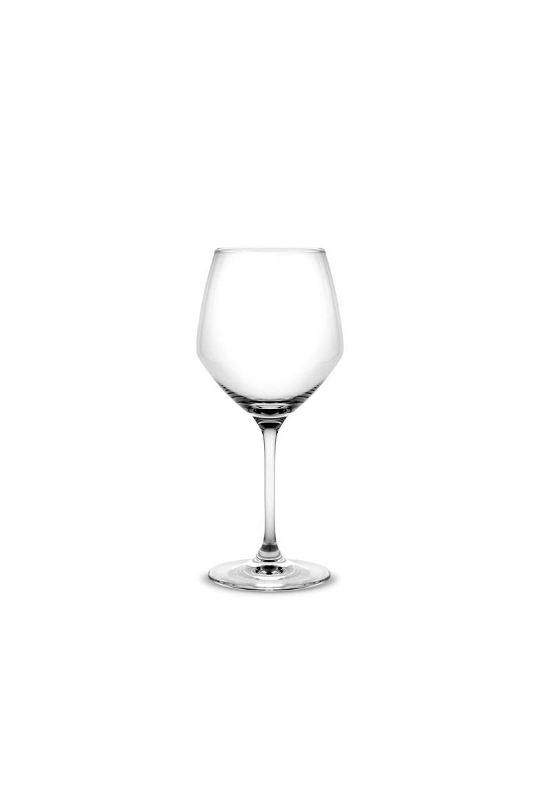 Perfection 6-Piece Burgundy Glass Set, Alternate, color, Clear