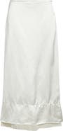 TOTEME Layered Satin Midi Skirt