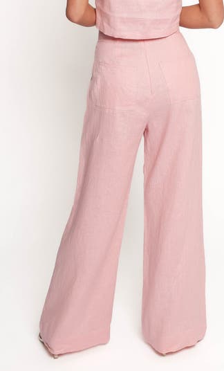 Devlin Wide Leg Linen Pants