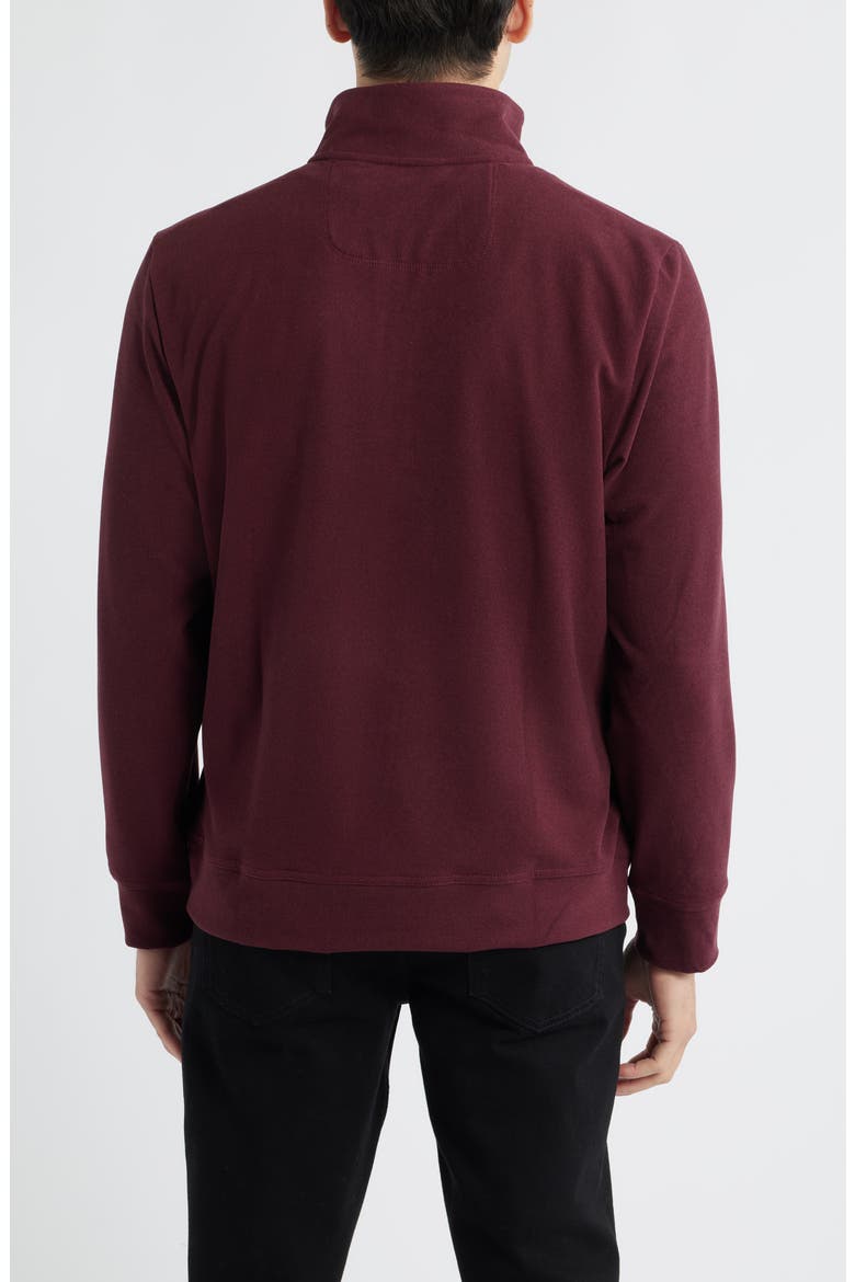 Brighton Point Half Zip Pullover, Alternate, color, PINOT NOIR