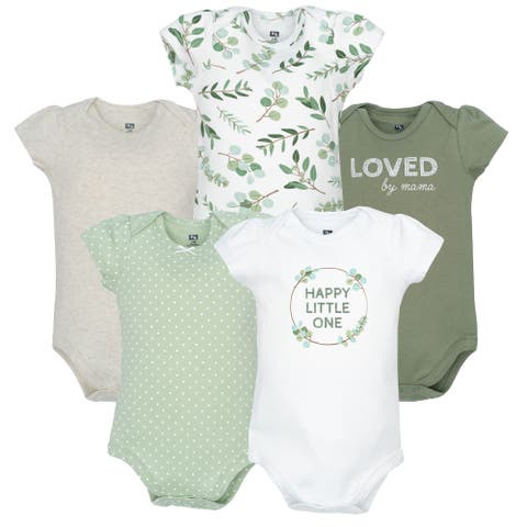5Pk of Gentle Cotton One-Pieces