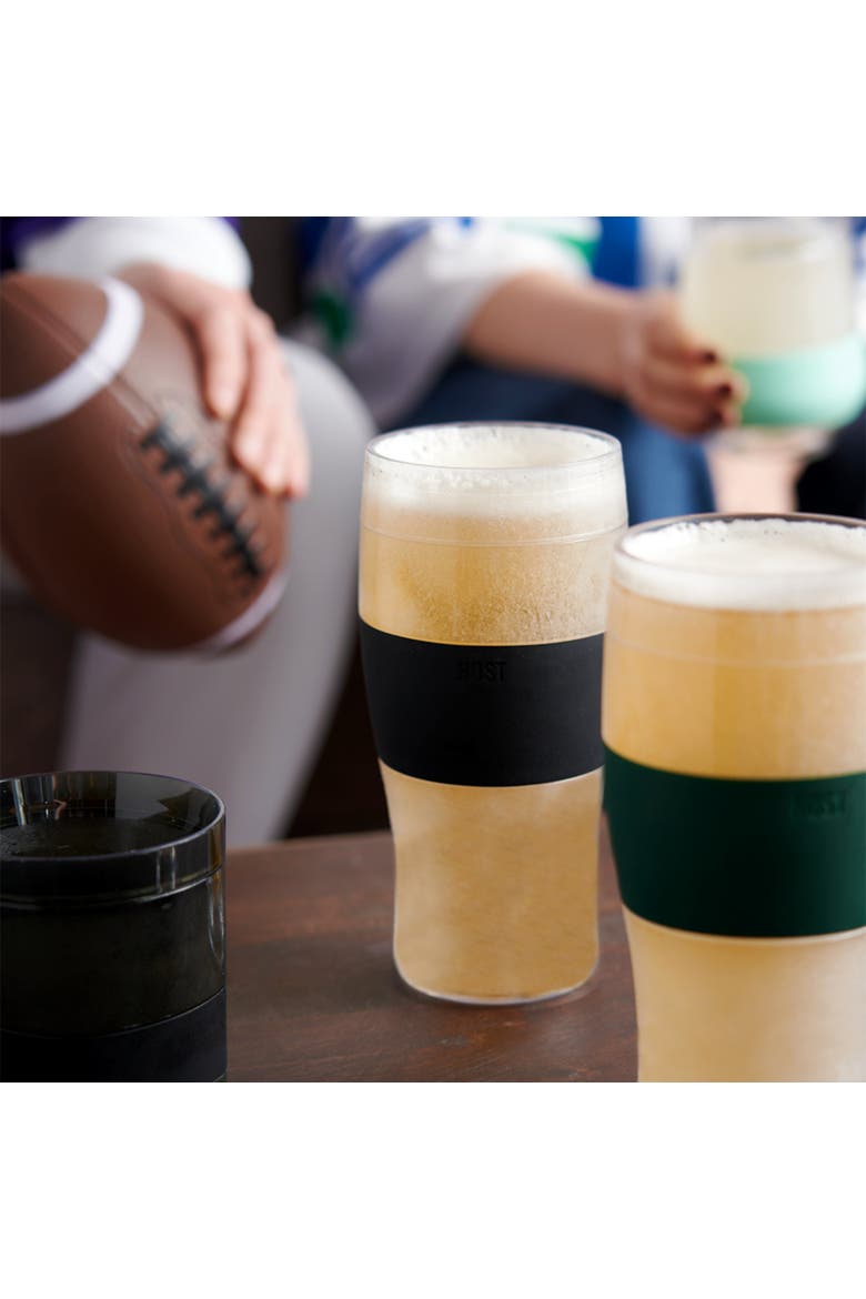 Beer FREEZE Cooling Cup Set of 2, Alternate, color, Black