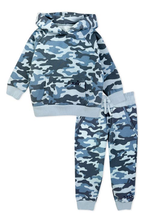 Kids' Alex Camo Print Hoodie & Joggers Set