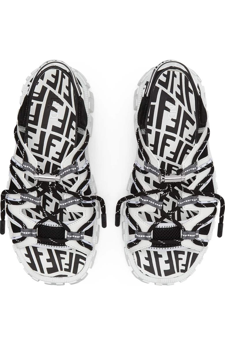 Fendi x Sarah Coleman Force FF Vertigo Trek Sandal, Alternate, color,