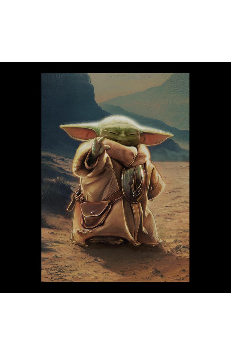 Star Wars: The Mandalorian and Grogu Junior's Star Wars The Mandalorian and Grogu The Child Force Poster  Graphic T-Shirt, Alternate, color, Black