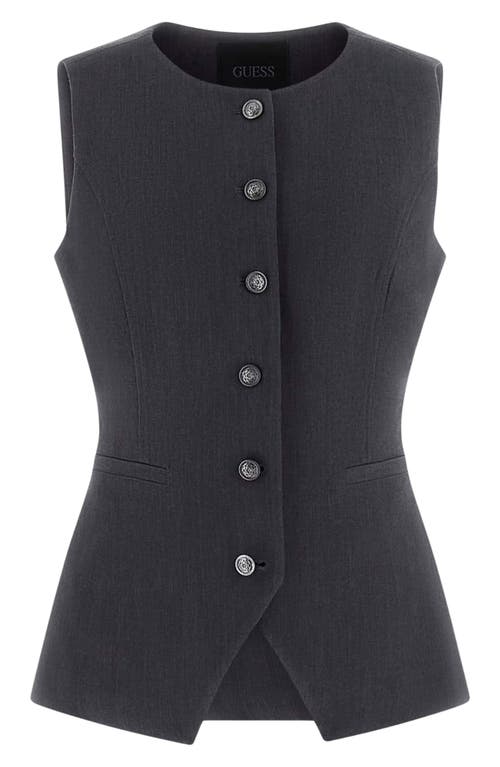 Guess Isabeau Button-up Vest In Multi