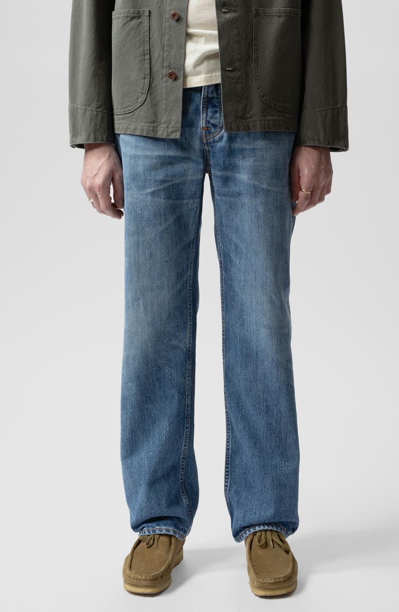 Nudie Jeans Tuff Tony One Wash Wide Leg Loose Fit Jeans, Main, color, Basement Tracks