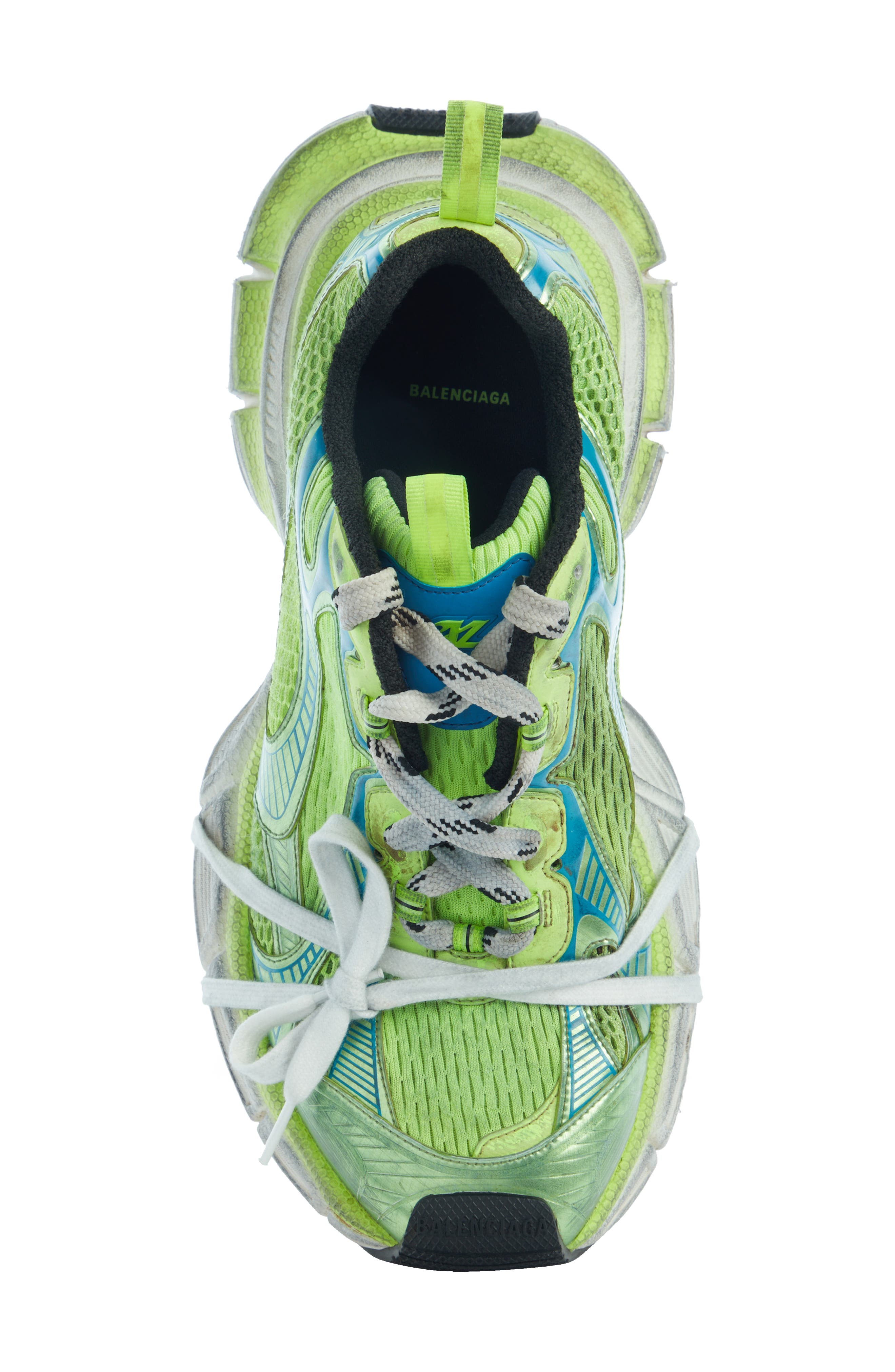 3XL Sneaker, Alternate, color, FLUO YELLOW/ BLUE