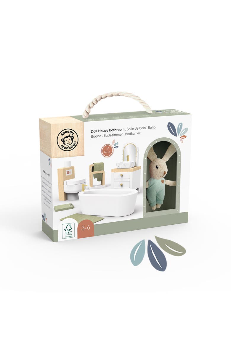 Speedy Monkey Doll House Bathroom set incl. 1 character, Alternate, color, Multi