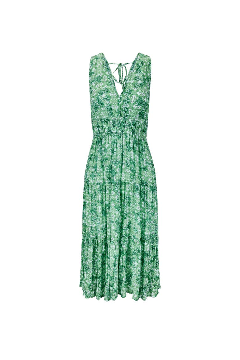 Zahira Lounge Dress, Alternate, color, Geo green
