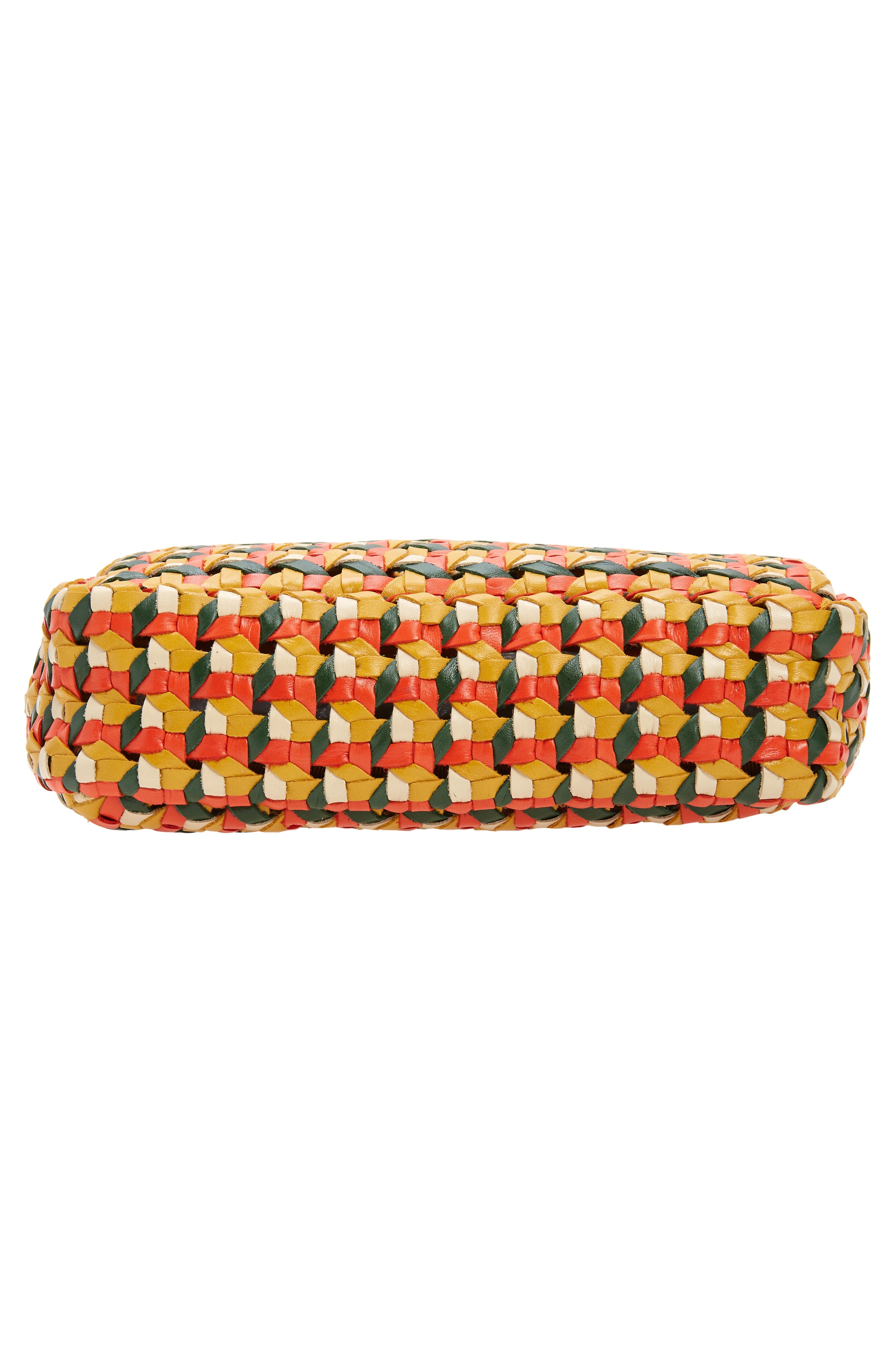 Clare V. Midi Sac Woven Leather Crossbody Bag, Alternate, color, 