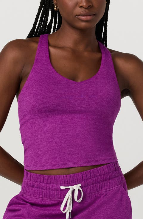 Halo 2.0 Performance Crop Racerback Tank Top