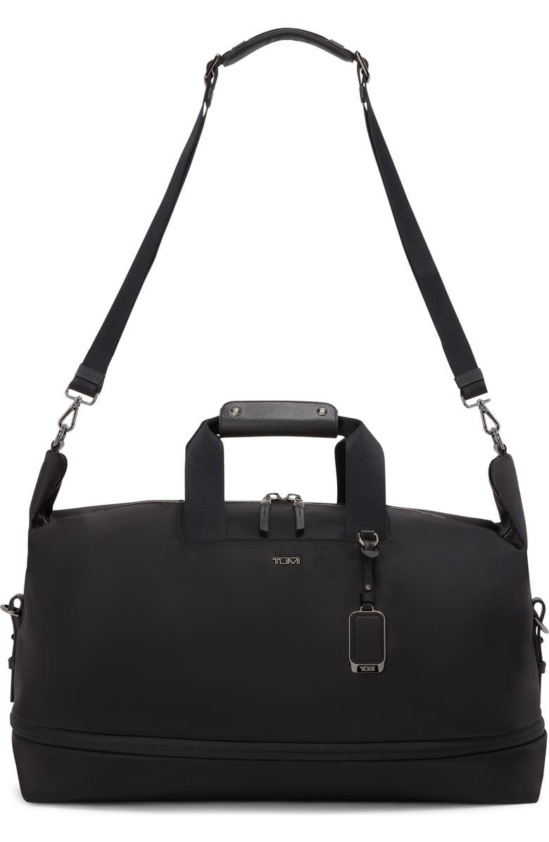 TUMI Rhys Expandable Duffel, Alternate, color, Black/ Gunmetal