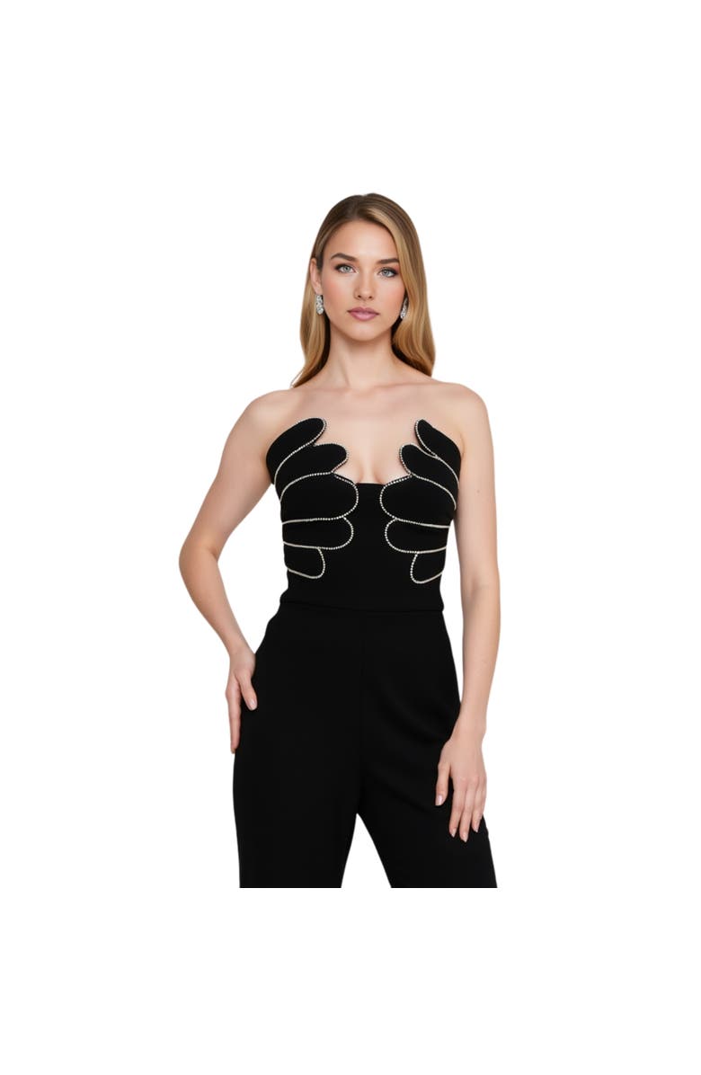 AKALIA Marina Jumpsuit, Alternate, color, Black