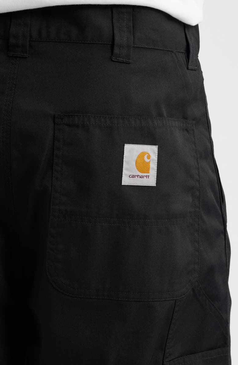 Carhartt Work In Progress Postal Single Knee Loose Fit Carpenter Pants, Alternate, color, Black