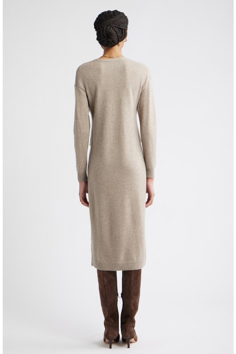 Long Sleeve Wool & Cashmere Blend Sweater Dress, Alternate, color, BEIGE BLISS