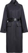 NACKIYÈ Discrete Virgin Wool Gabardine Trench Coat