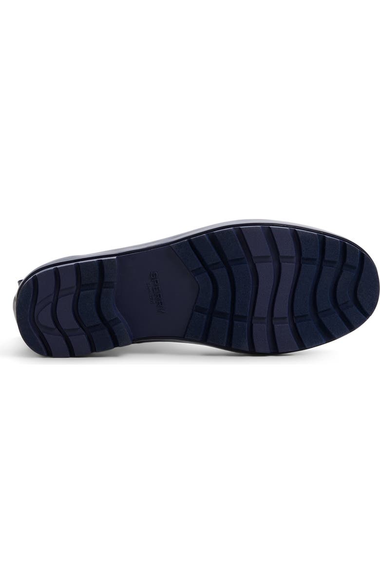 Sperry Drizzle Waterproof Chelsea Rain Boot, Alternate, color, Navy