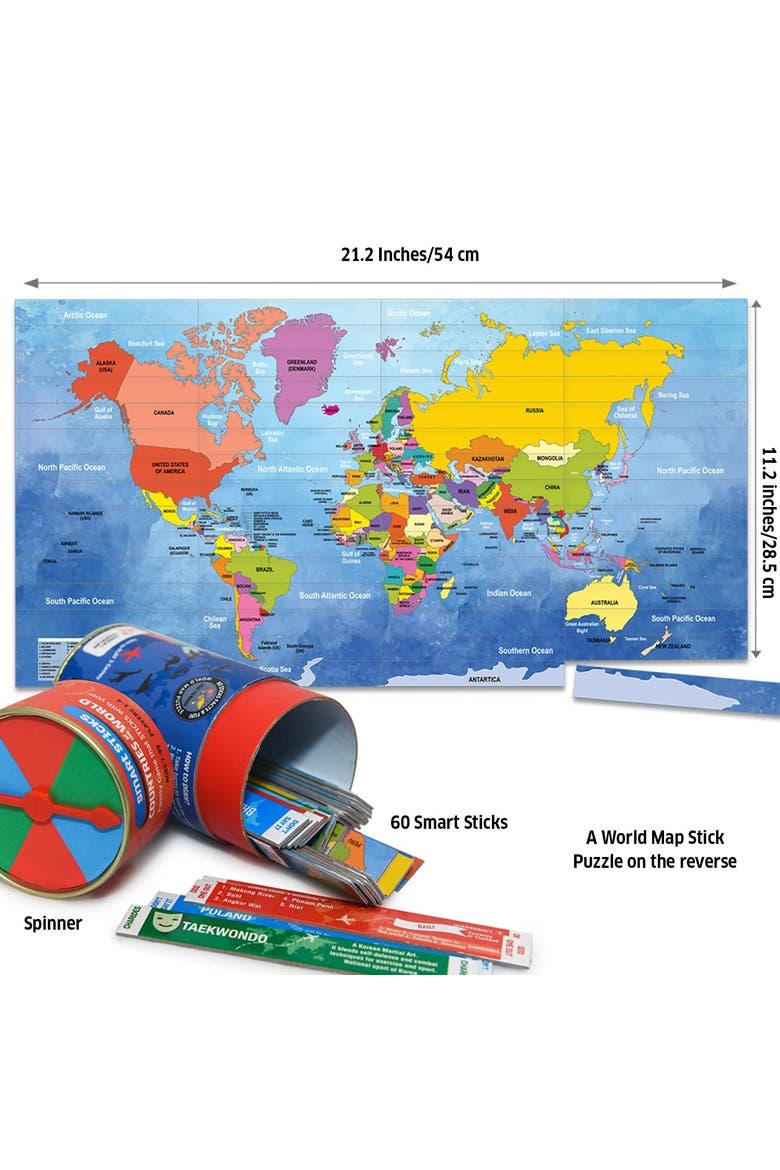 SMART STICKS-Countries, Main, color, No Color