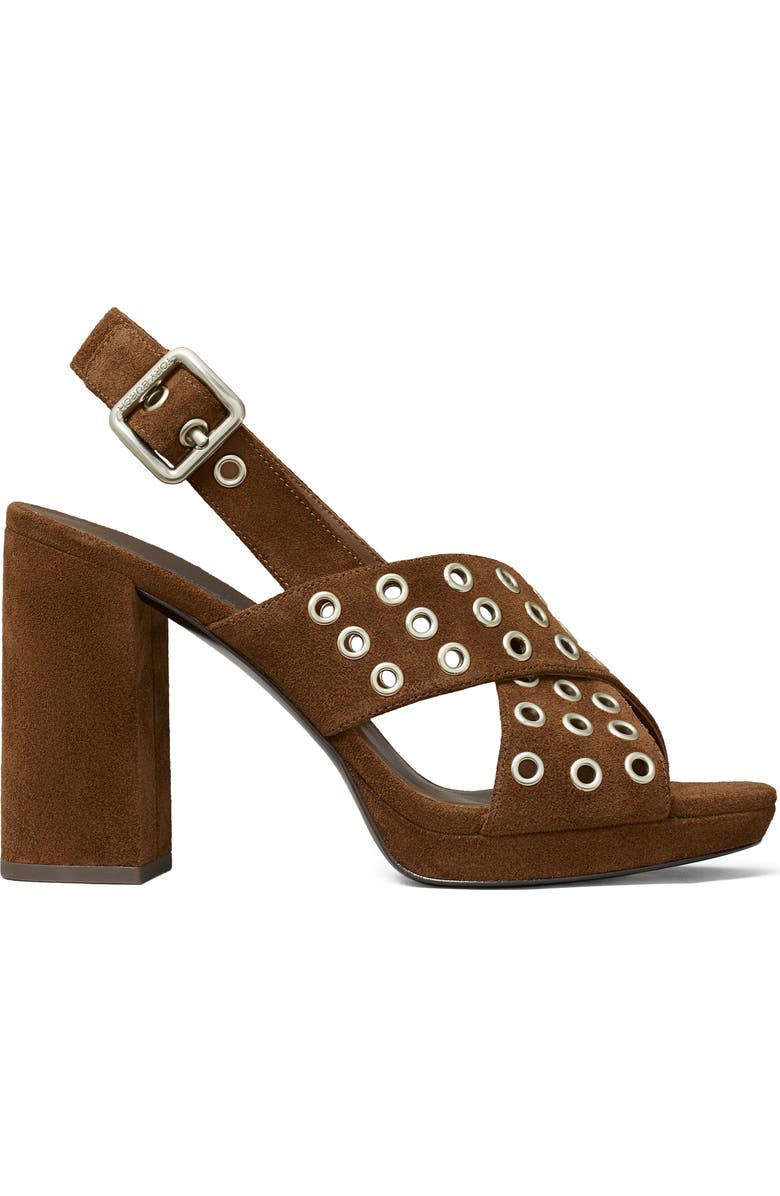 Tory Burch Slingback Platform Sandal, Alternate, color, Mustang