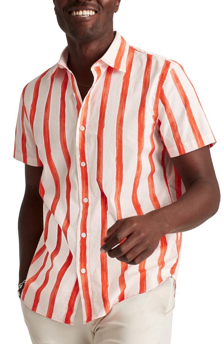 Bonobos Riviera Slim Fit Short Sleeve Button-Up Shirt, Main, color,