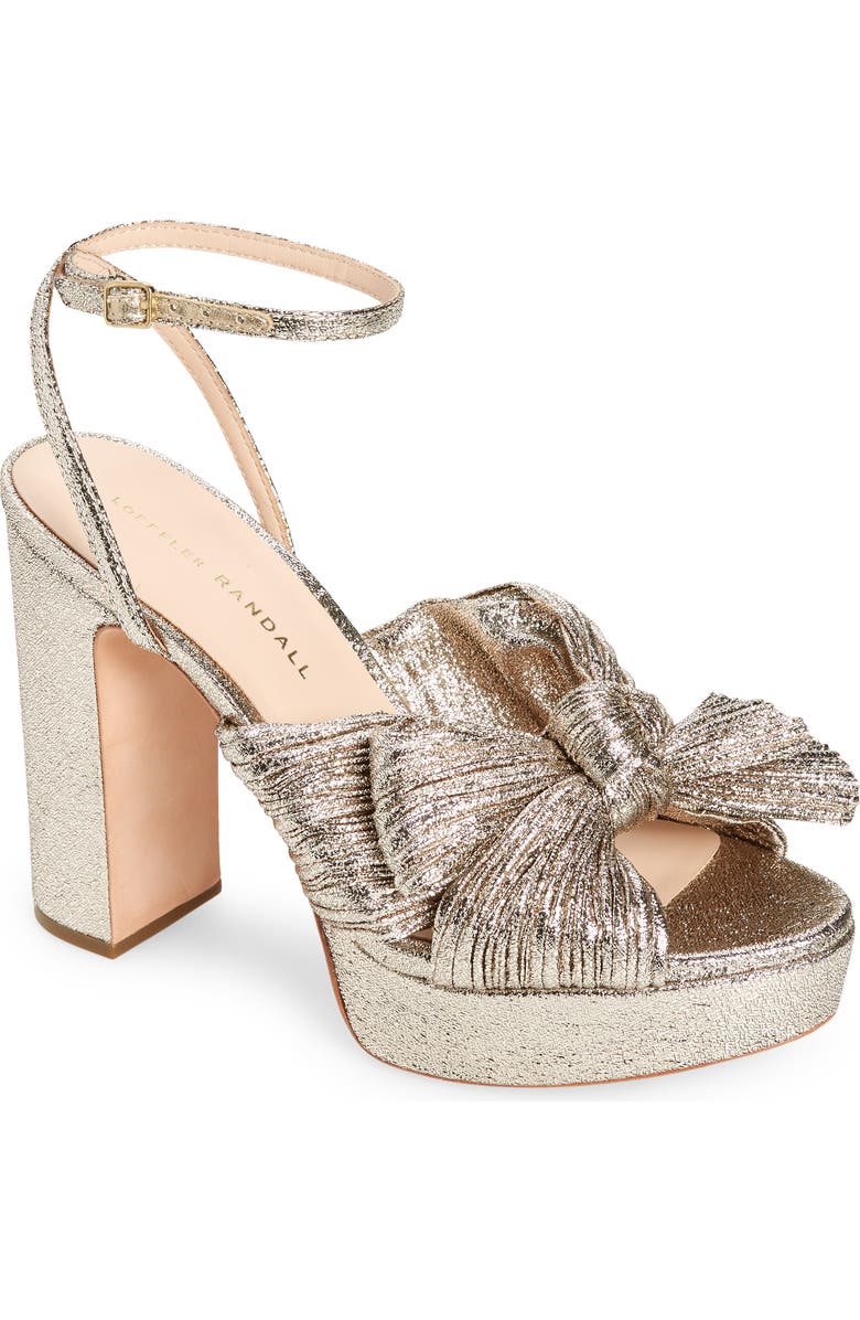 Loeffler Randall Natalia Platform Sandal, Main, color, Champagne