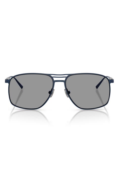 56mm Rectangular Sunglasses