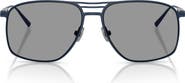 Brunello Cucinelli 56mm Rectangular Sunglasses