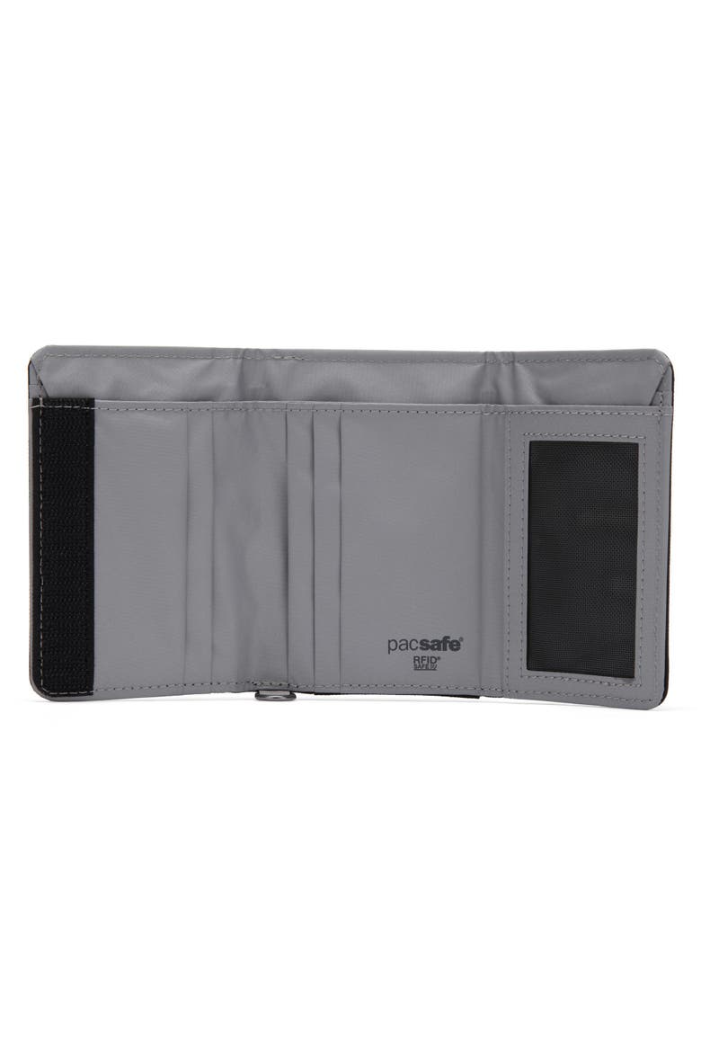 RFIDsafe Trifold Wallet, Alternate, color, Jet Black