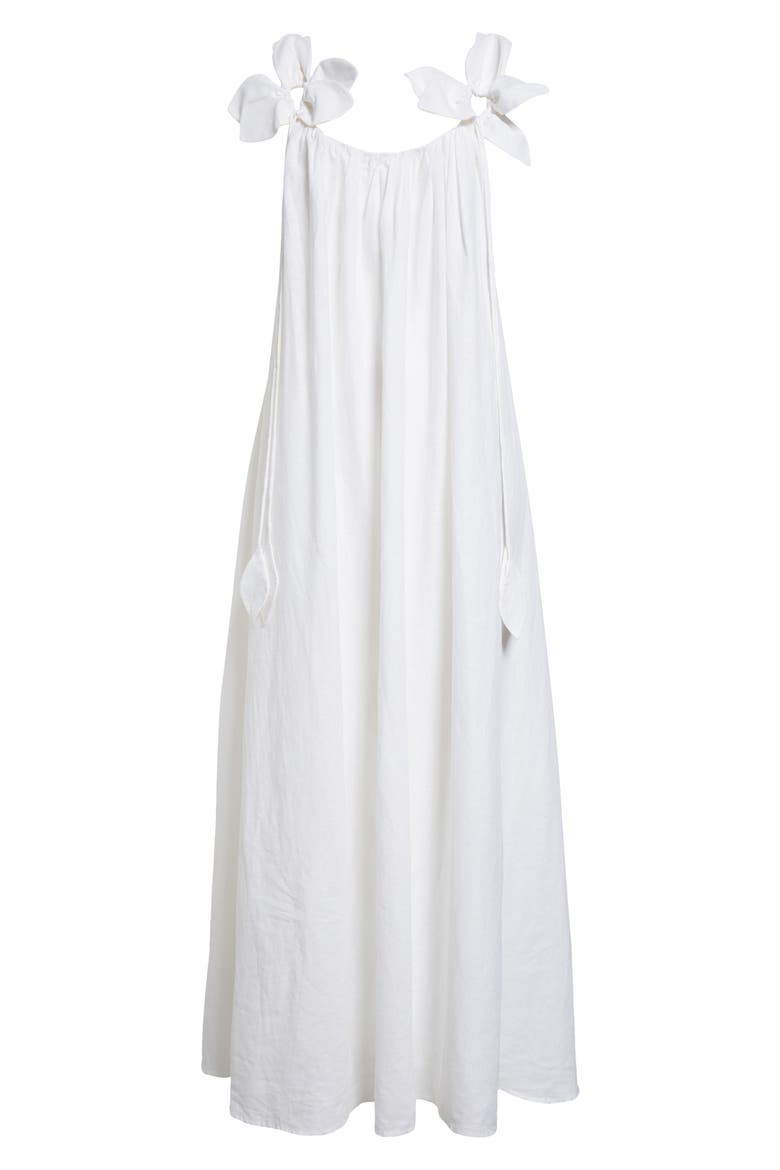 Floral Maxi Dress, Alternate, color, WHITE