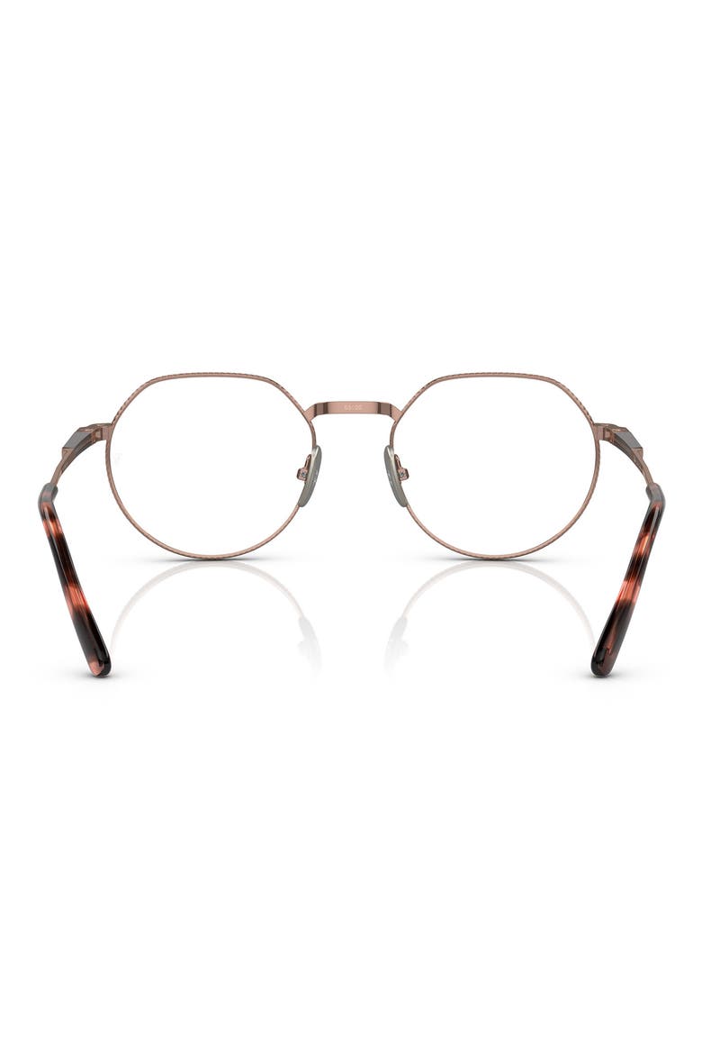 Jack 51mm Irregular Optical Glasses, Alternate, color, ROSE GOLD