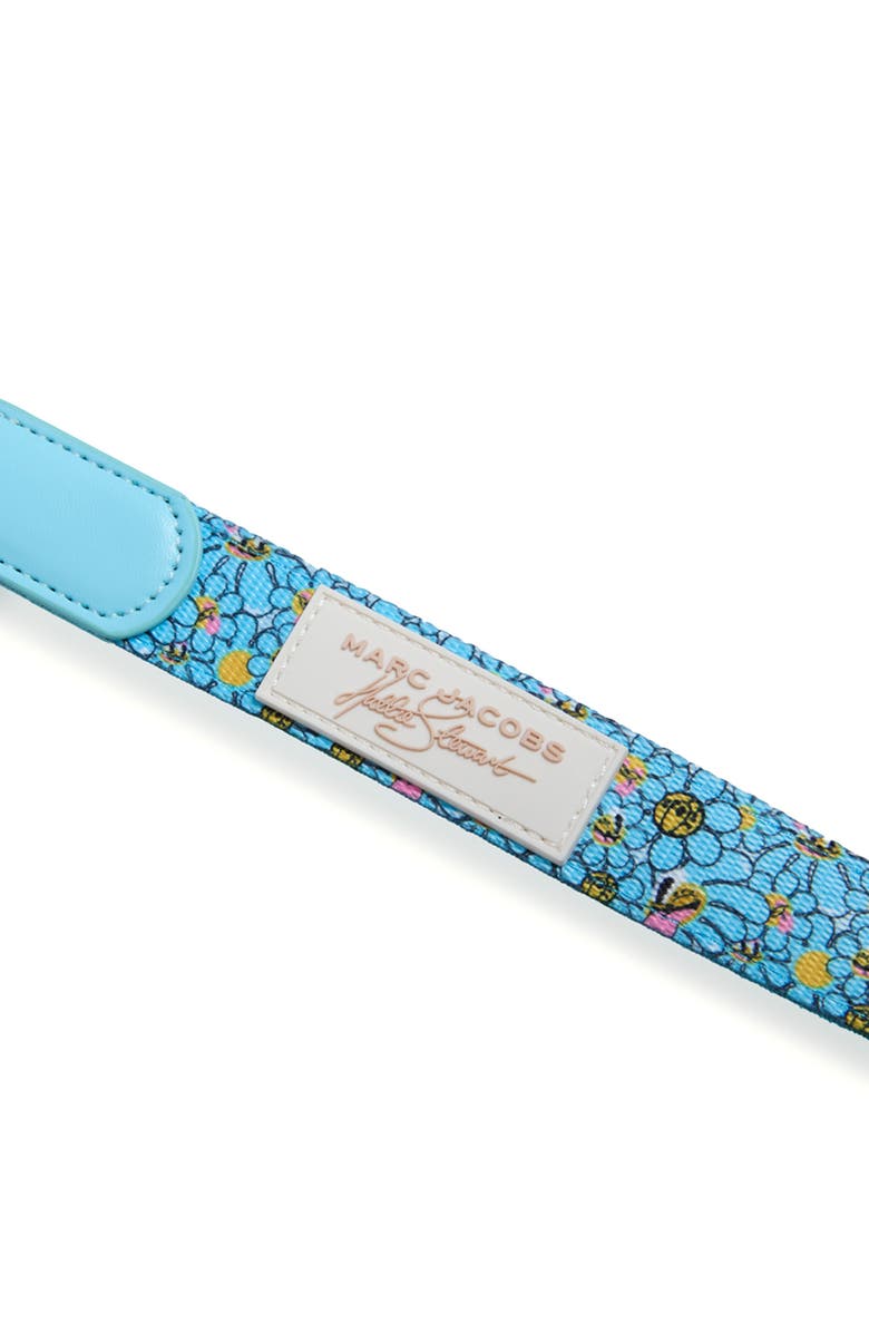 maxbone Floral Nylon Webbing Dog Leash, Alternate, color, Light Blue