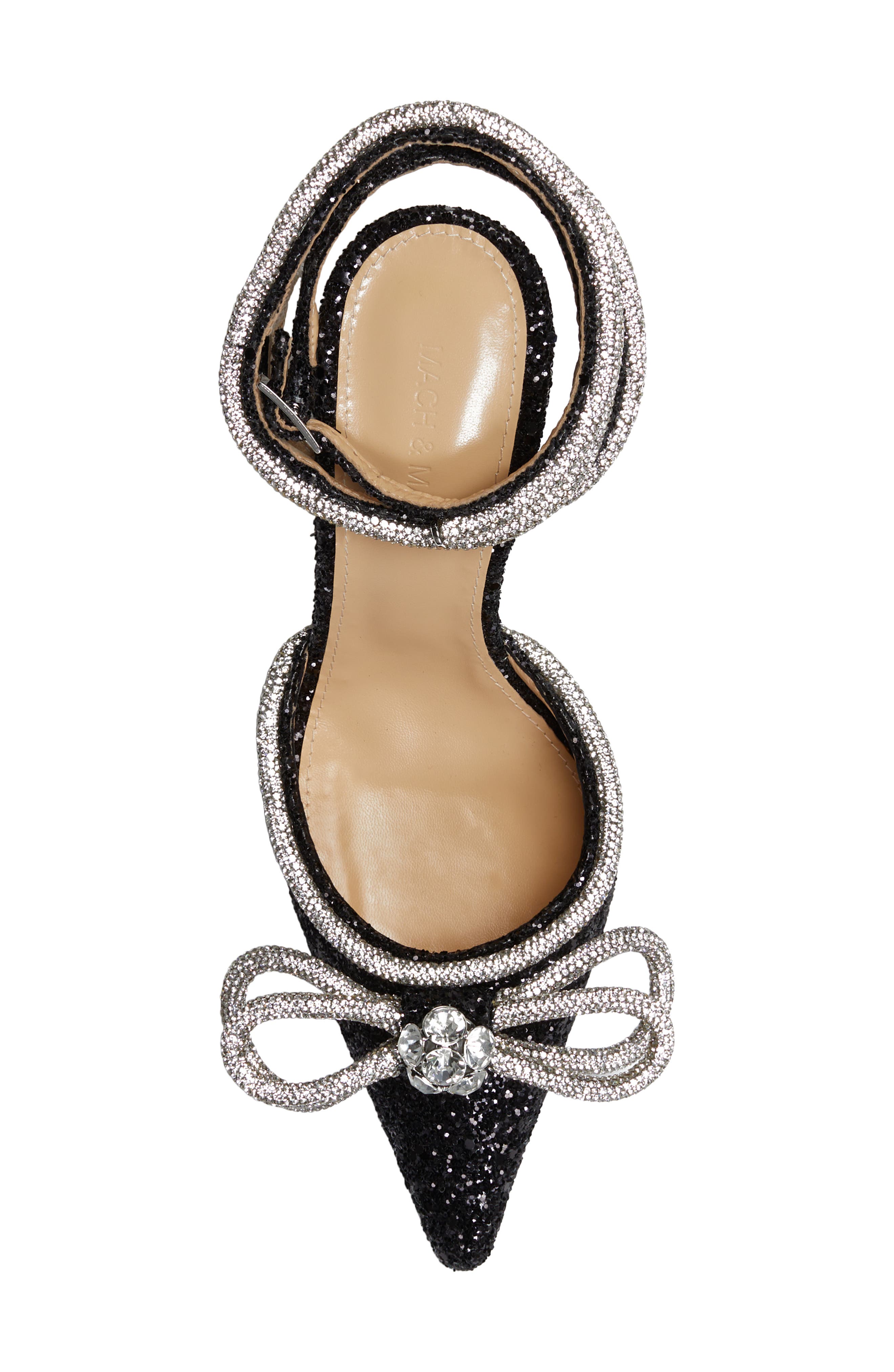 Mach & Mach Double Bow Pointed Toe Pump, Alternate, color, 