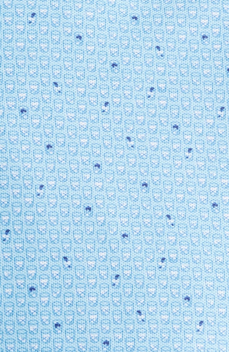 Peter Millar Old Fashioned Cocktail Print Performance Piqué Polo, Alternate, color,