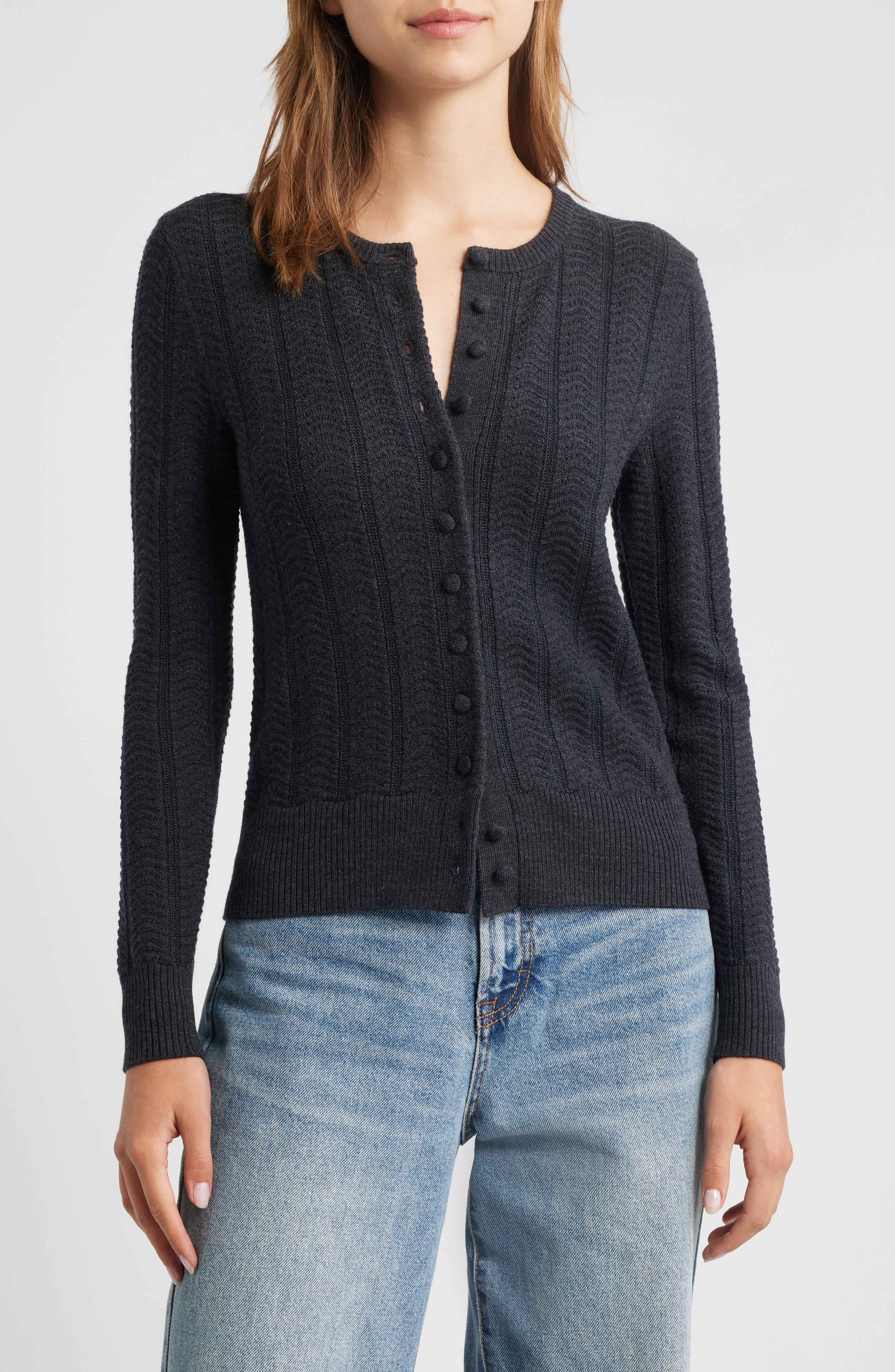 rag & bone Francesca Wool Blend Cardigan
