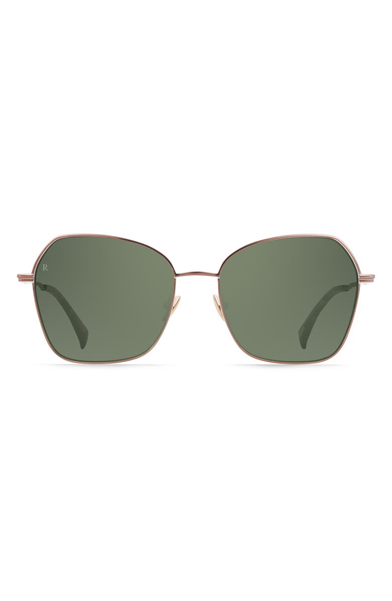 RAEN Zhana 57mm Tinted Aviator Sunglasses, Main, color, 