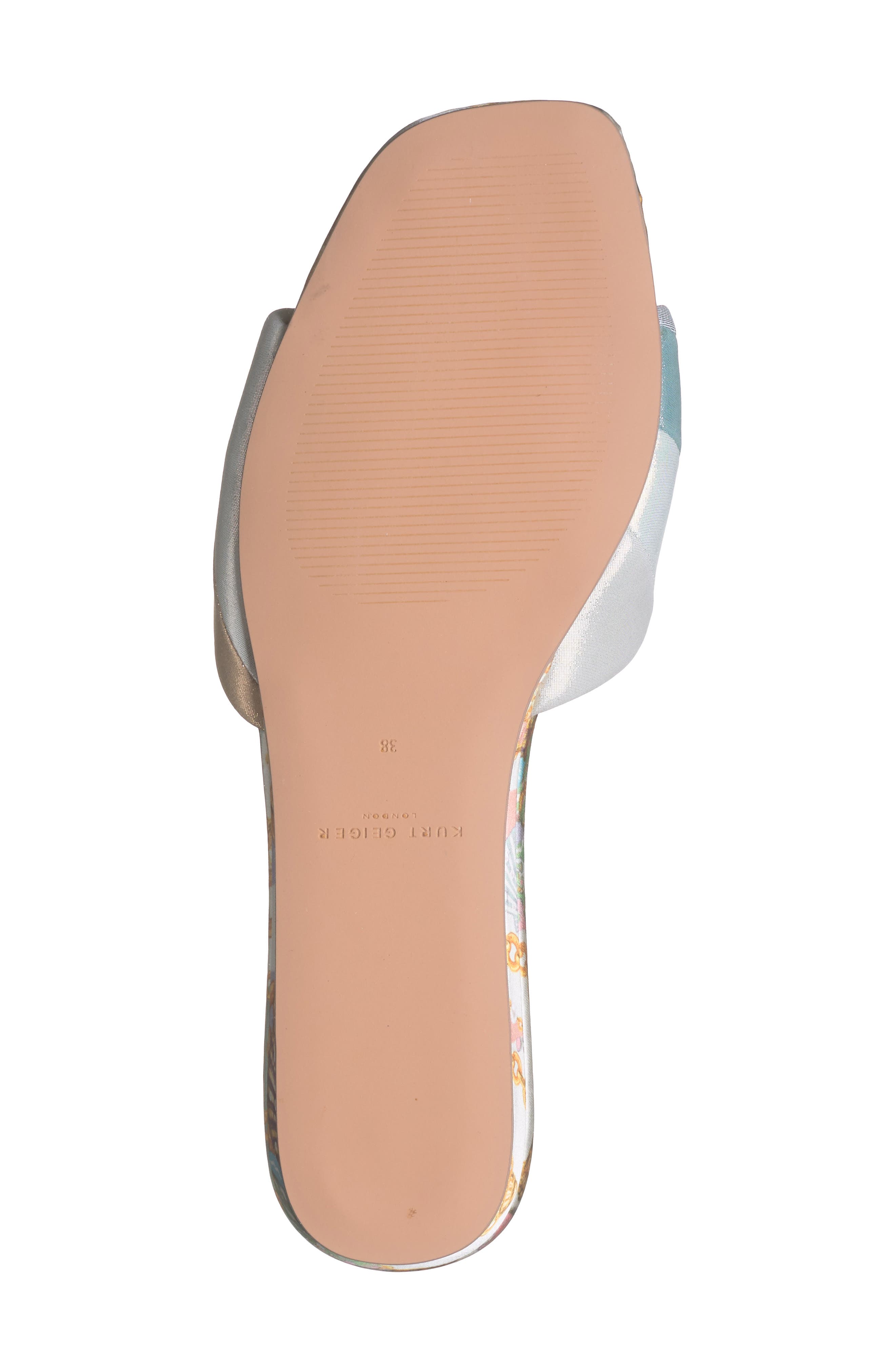 Kurt Geiger London Brixton Slide Sandal, Alternate, color, Metallic Combo