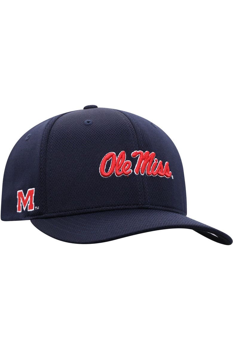 Men's Top of the World Navy Ole Miss Rebels Reflex Logo Flex Hat, Alternate, color, Navy