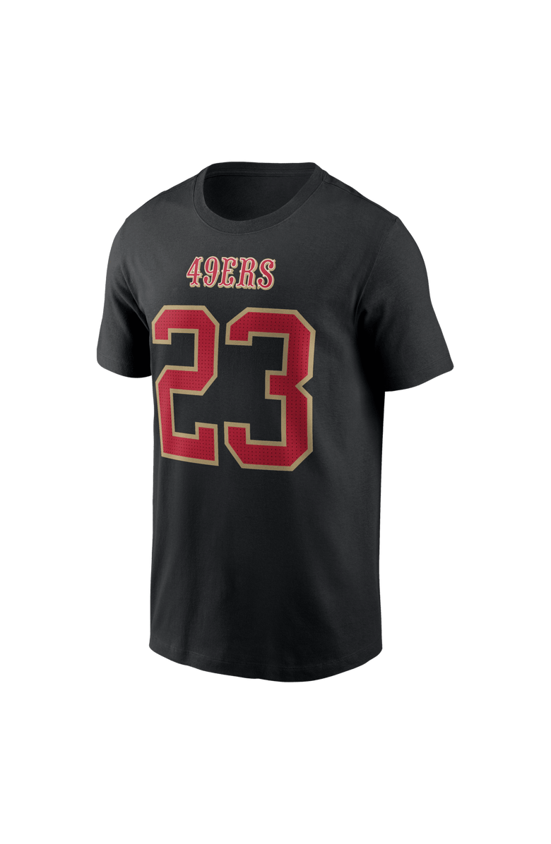 Nike Men's Nike Christian McCaffrey Black San Francisco 49ers Carbon Name & Number T-Shirt, Alternate, color, Black