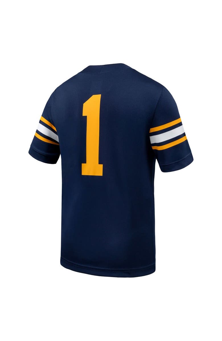Nike Men's Nike #1 Navy Cal Bears Untouchable Replica Game Jersey, Alternate, color, Navy