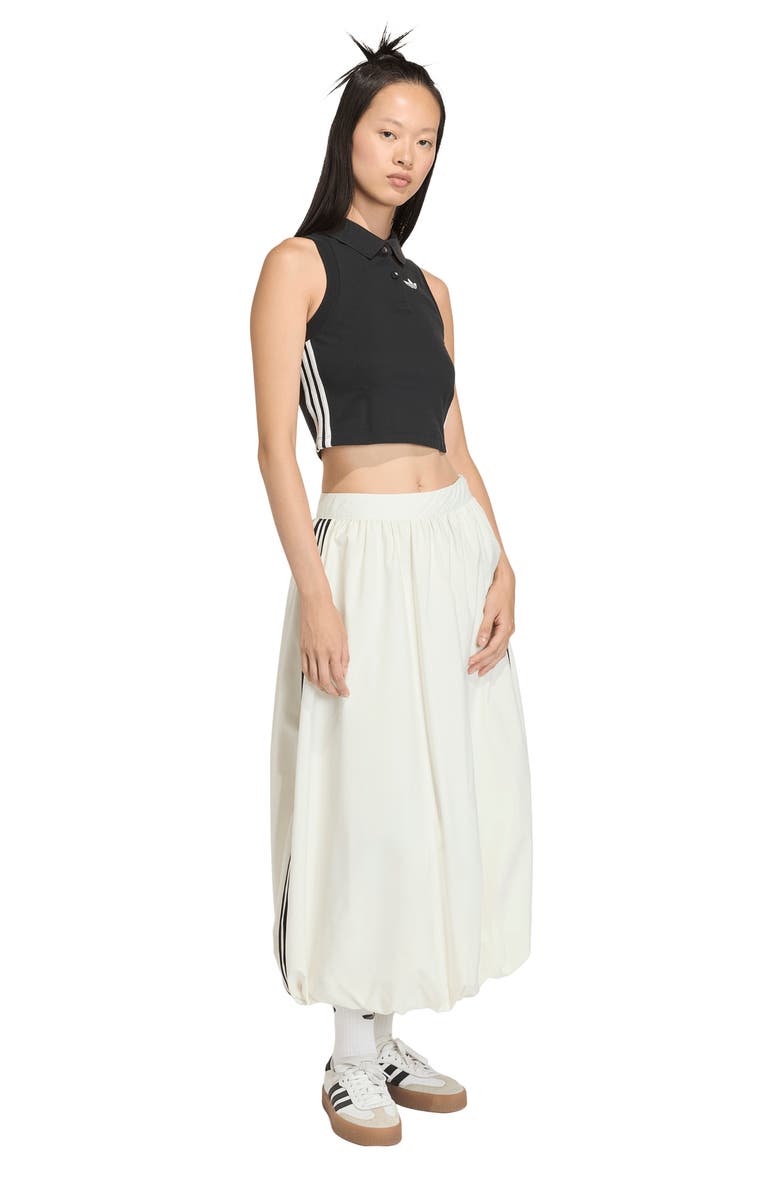 adidas Originals Long Balloon Skirt, Alternate, color, Off White