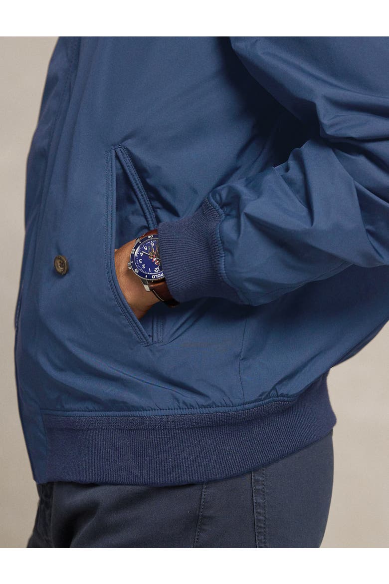 Big & Tall Packable Classon Windbreaker Jacket, Alternate, color, NIGHT NAVY