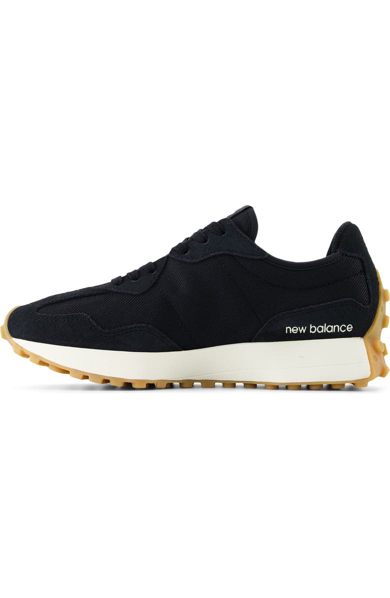 New Balance 327 Sneaker, Alternate, color, Black/ Black