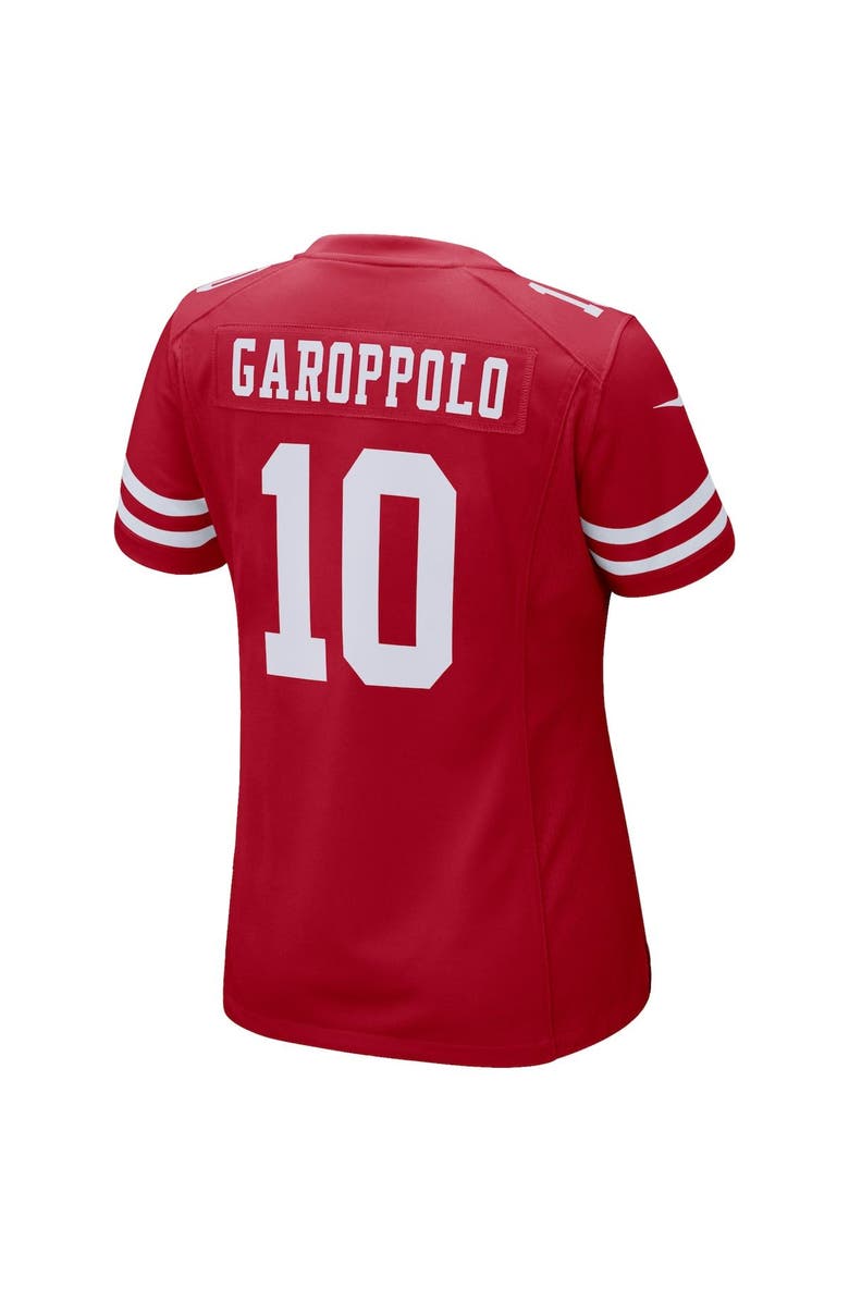Nike Women's Nike Jimmy Garoppolo Scarlet San Francisco 49ers Game Player Jersey, Alternate, color, 
