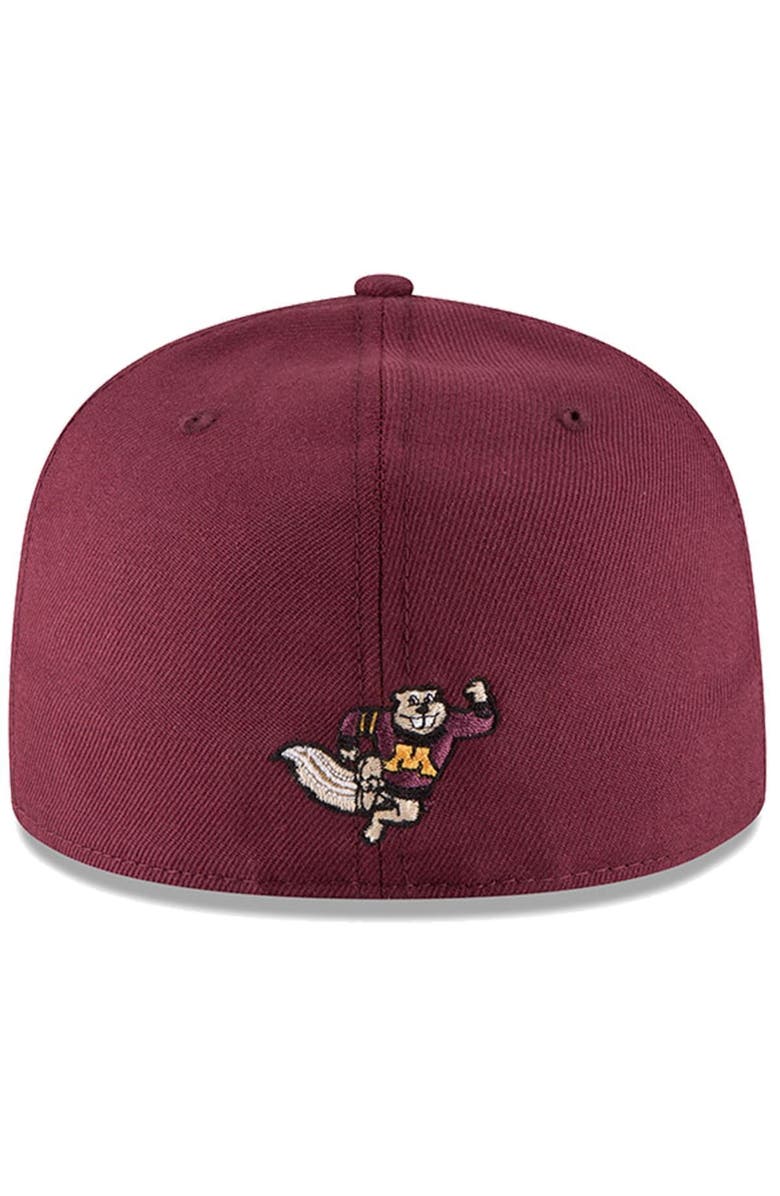 New Era Men's New Era Maroon Minnesota Golden Gophers Basic 59FIFTY Fitted Hat, Alternate, color,