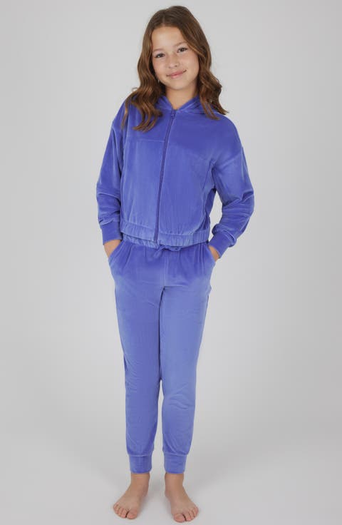 Kids' Velour Treasure Zip Jacket & Joggers Set