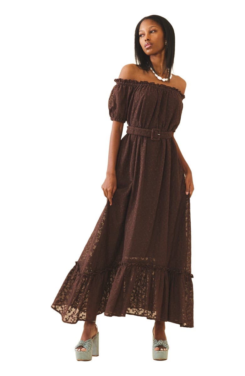 Eddy Luna Dress, Alternate, color, Brown