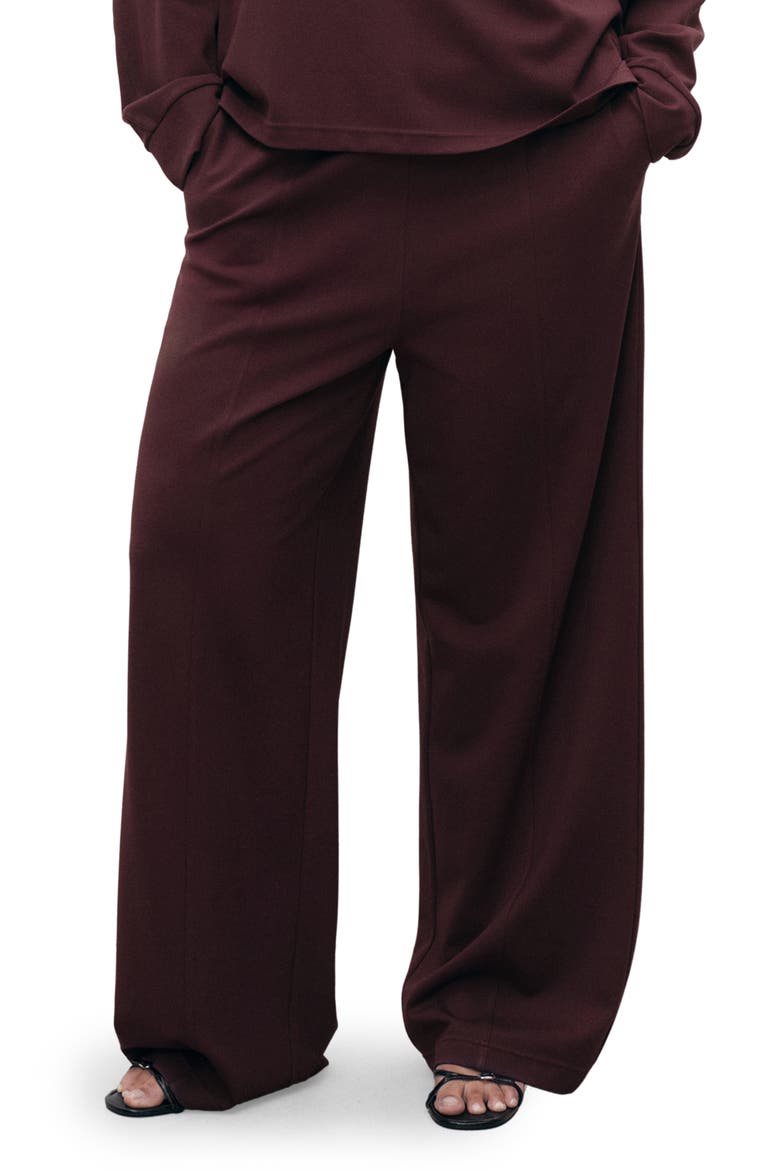 Florida Elastic Waist Pants, Alternate, color, BURGUNDY