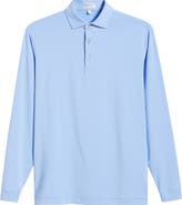 Peter Millar Holden Solid Long Sleeve Performance Polo