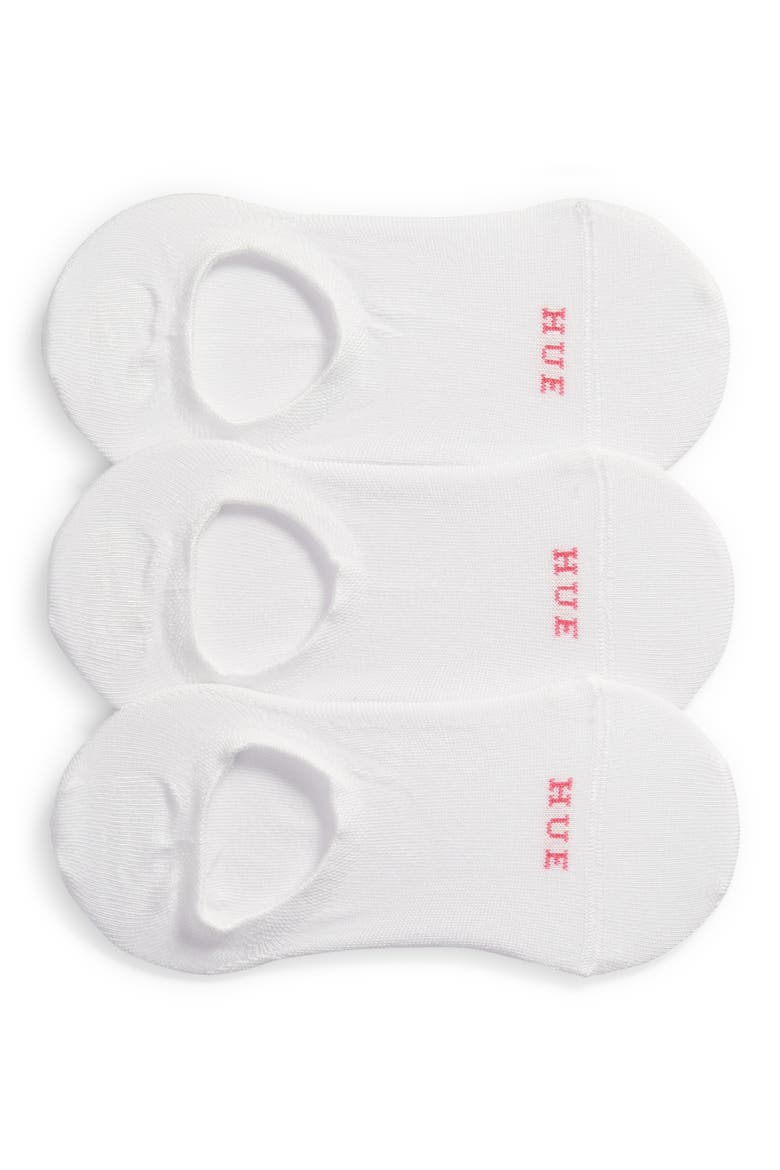 3-Pack The Perfect Sneaker Liner Socks, Main, color, WHITE